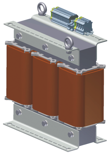 MDT three-phase control and isolation transformer