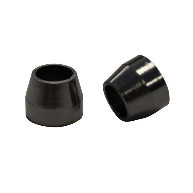 CC-100005 - 1/4" GC Ferrule 6.0 mm ID Graphite, Pkg. 10