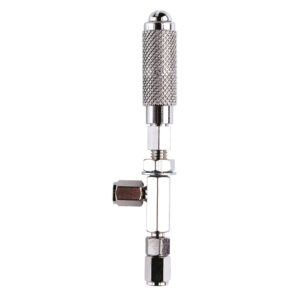 CA-100000 - On/Off Valve with Pneumatic Operation (MOVP), L Flow Path with Single Outlet, and 50 mm Long Stem