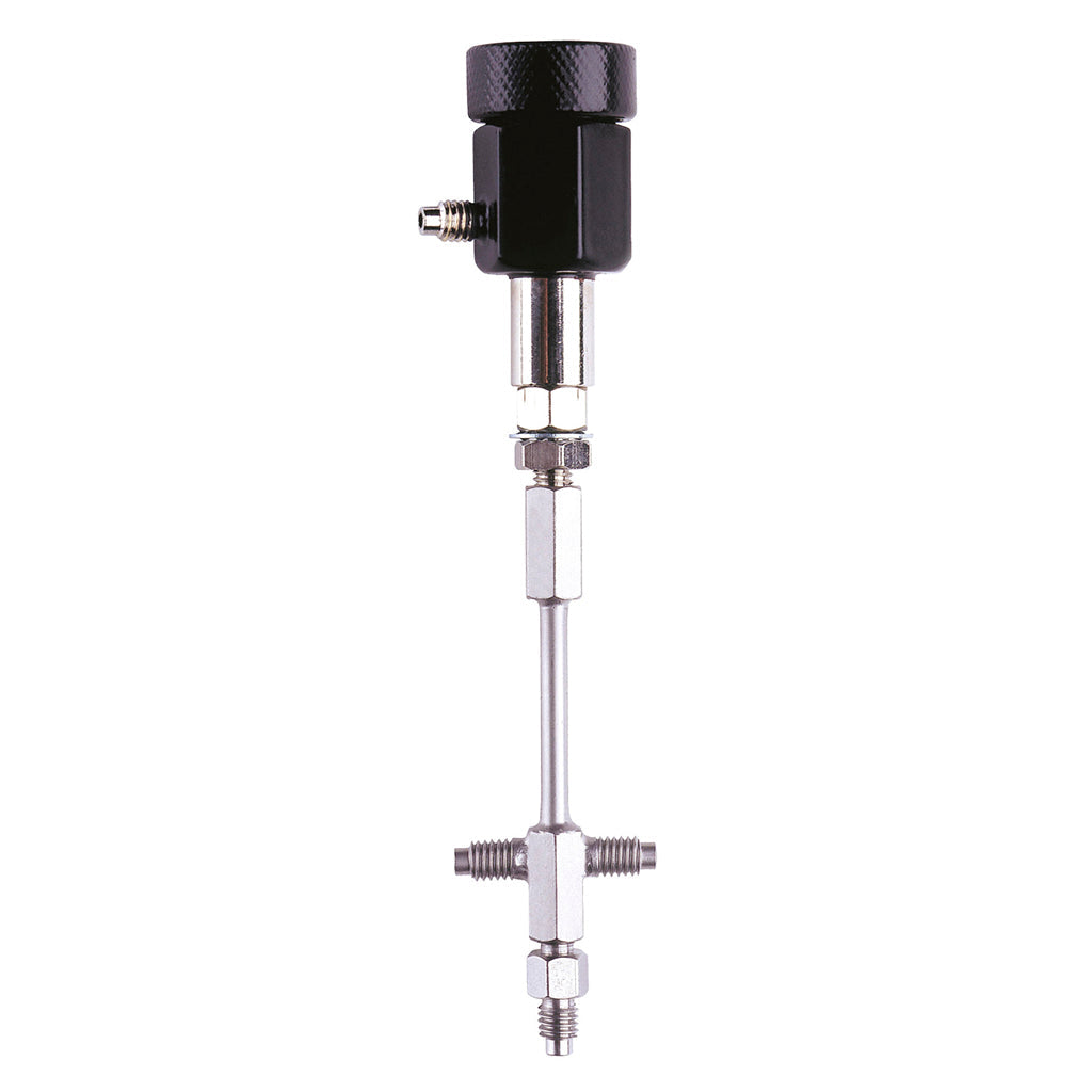 CA-100002 - On/Off Valve with Pneumatic Operation (MOVPT), T Flow Path with Dual Outlet, and 100 mm Long Stem
