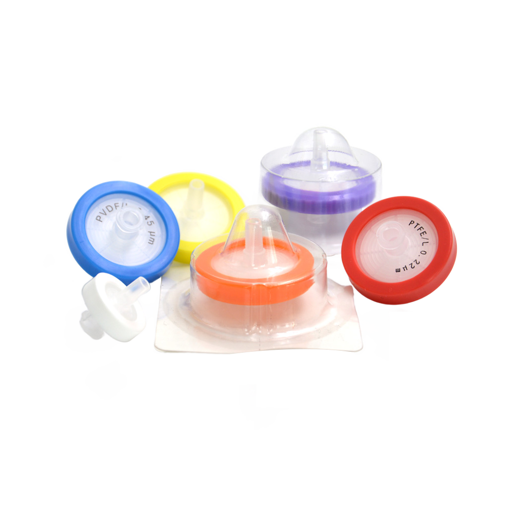 CF-100016 - PTFE Syringe Filters, 0.22 μm, 25 mm, Sterile, Hydrophilic, Pkg. 100
