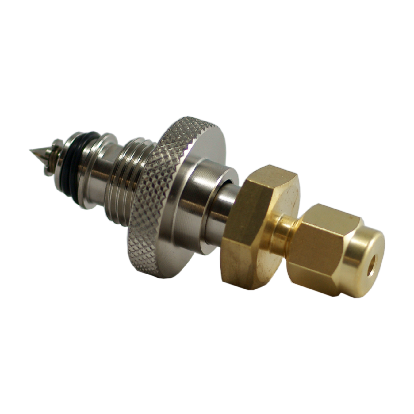 CG-100012 - Click-On Big Trap Connector Set - 1/4" Brass, Pkg. 2