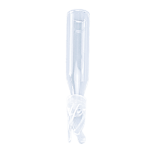 CI-100002 - 300 µL Clear Insert with Bottom Spring for Large Opening 4.0 mL Vials, Pkg. 100