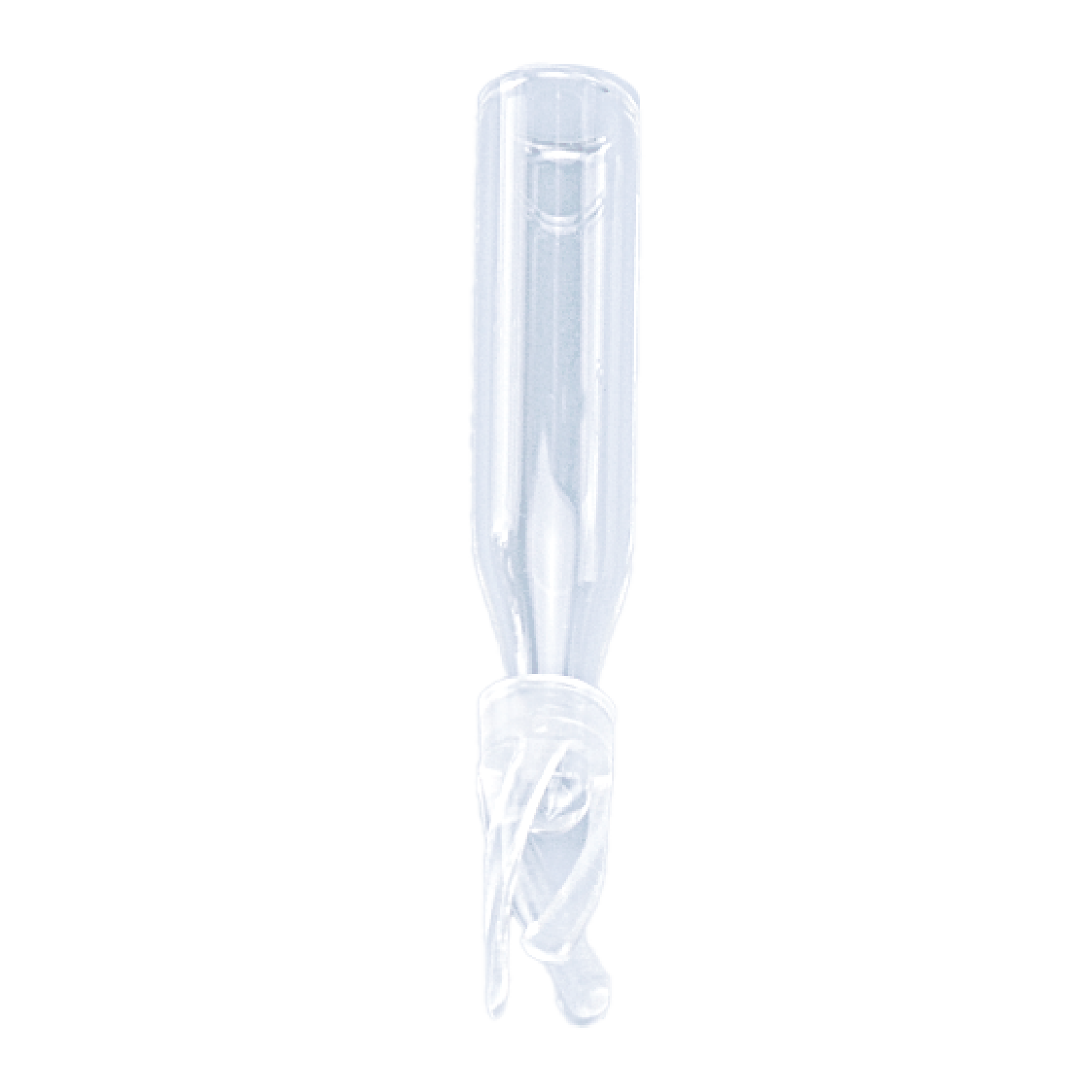 CI-100002 - 300 µL Clear Insert with Bottom Spring for Large Opening 4.0 mL Vials, Pkg. 100