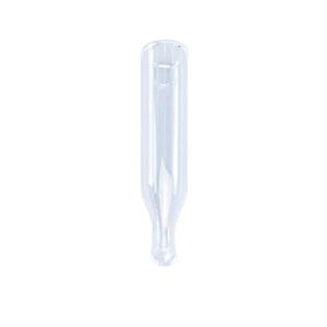 CI-100005 - 250 µL Clear Insert with Flat Bottom for Large Opening 1.8 mL Vials, Deactivated, Pkg. 100