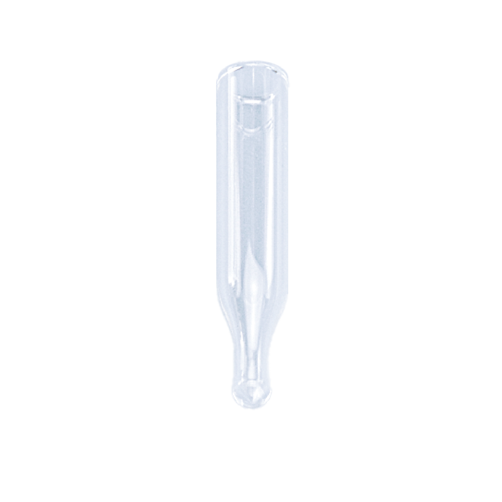 CI-100005 - 250 µL Clear Insert with Flat Bottom for Large Opening 1.8 mL Vials, Deactivated, Pkg. 100