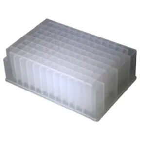 CA-100008 - Pure-Pass, 96 Well Plate, Glass Coated, Polypropylene, V Bottom, Round, 7 mm, 1.0 mL, Pkg. 10