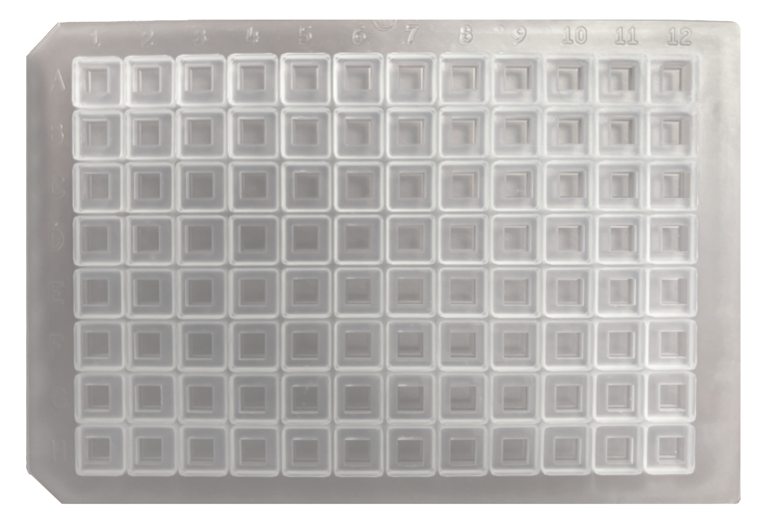 CS-100050 - 96 Square Well Plate Sealing Mat, Premium Clear Silicone, Pkg. 5