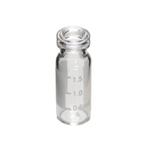 CV-100011 - 2 mL Clear Glass 11 mm Snap Ring Top Vial with Write-on Spot, 11.6 x 32 mm, 5.0 Type Glass, Value Line, Pkg. 100