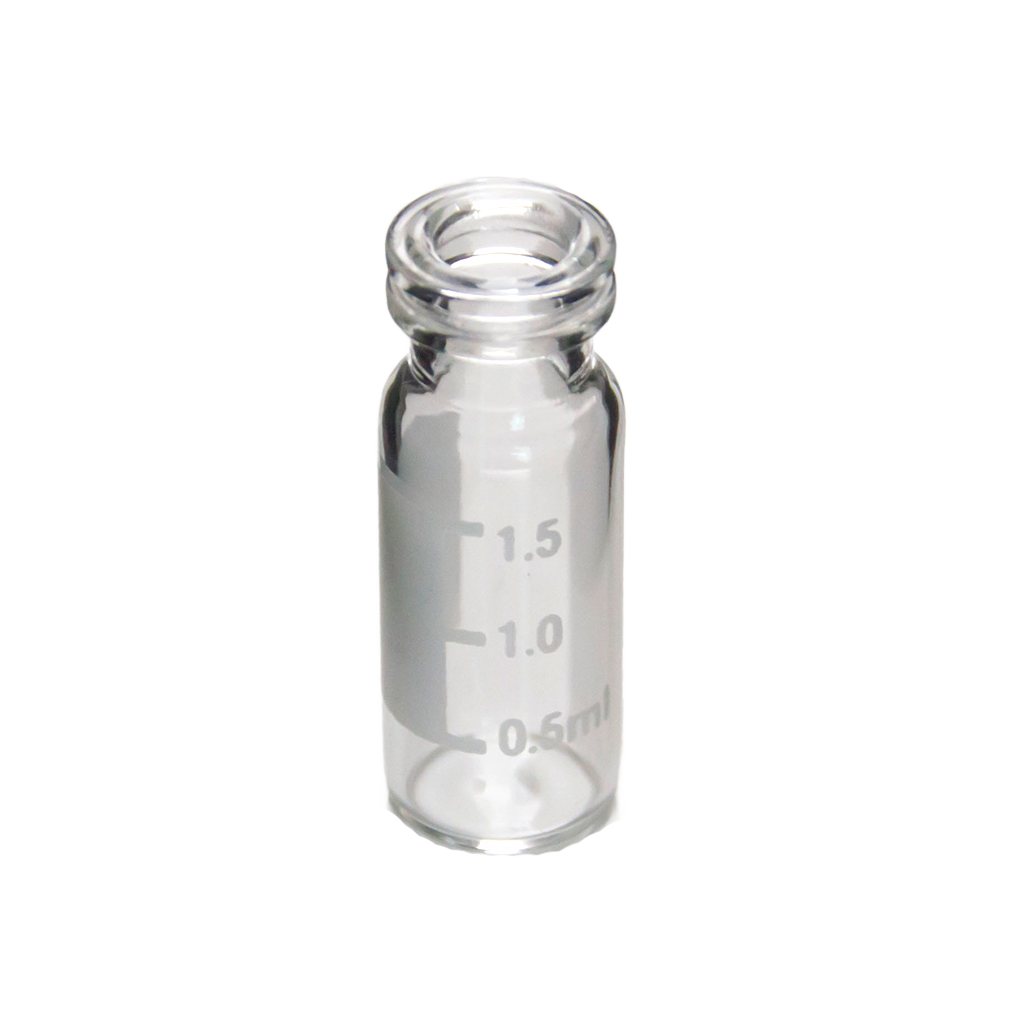 CV-100011 - 2 mL Clear Glass 11 mm Snap Ring Top Vial with Write-on Spot, 11.6 x 32 mm, 5.0 Type Glass, Value Line, Pkg. 100