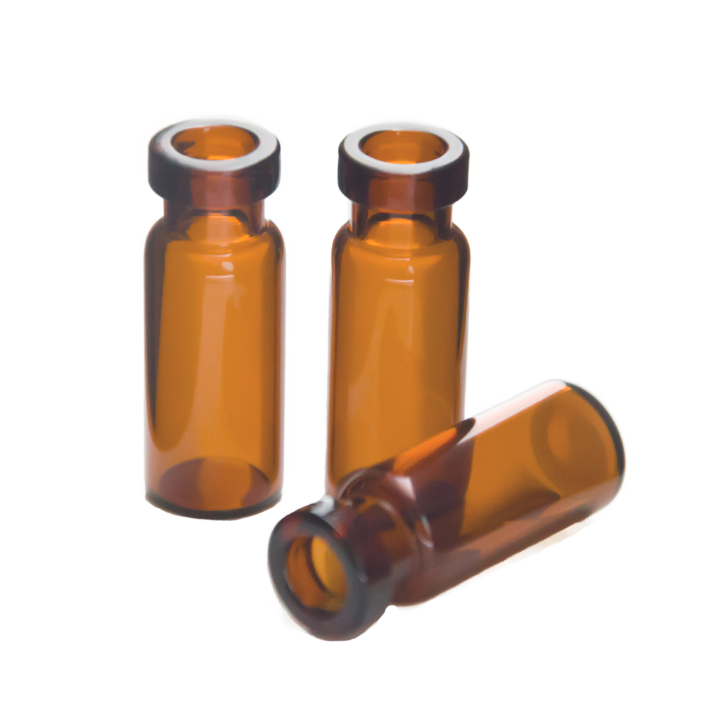 CV-100016 - 2 mL Amber Glass 11 mm Crimp Top Vial, 11.6 x 32 mm, 7.0 Type Glass, Value Line, Pkg. 100