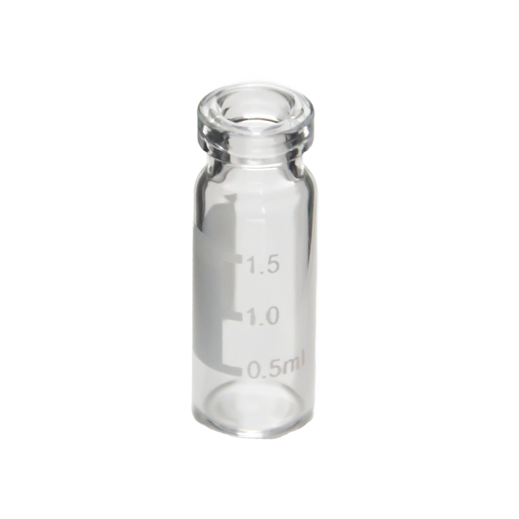 CV-100019 - 2 mL Clear Glass 11 mm Crimp Top Vial with Write-on Spot, 11.6 x 32 mm, 5.0 Type Glass, Value Line, Pkg. 100