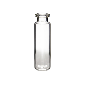 CV-100064 - 6 mL Clear Glass 20 mm Crimp Top Headspace Vial Tapered Top, Flat Bottom, Pkg. 1000