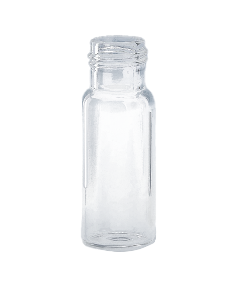 CV-100039 - 2 mL Clear Glass 9 mm Screw Top Vial Large Opening, Pkg. 100