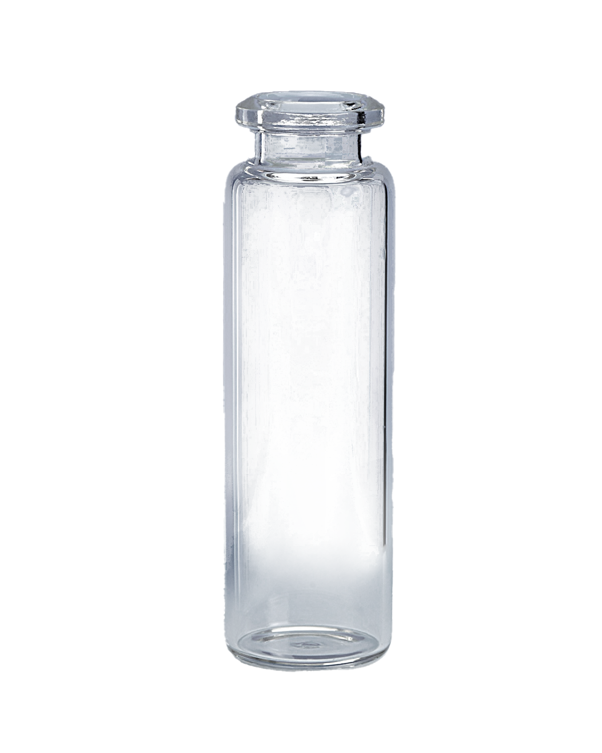 CV-100050 - 20 mL Clear Glass 20 mm Crimp Top Headspace Vial Tapered Top, Flat Bottom, Pkg. 100