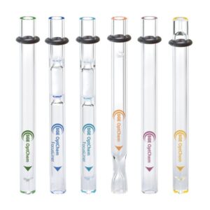 CL-100019 - OptChem Taper Inlet Liner w/Quartz Wool, pre-fitted CRS ONE O-Ring, 4 mm ID, Length 78.5 mm, Pkg. 5
