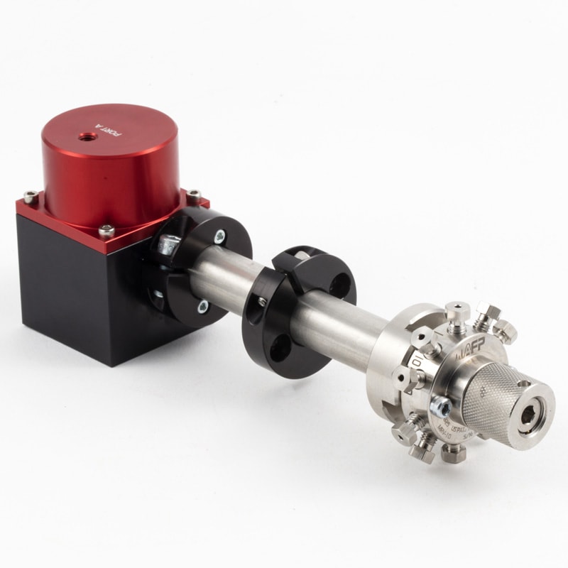 MRV10-16R2-0007-4P - High Efficiency 10-Port GC Rotary Valve with Pneumatic Actuation