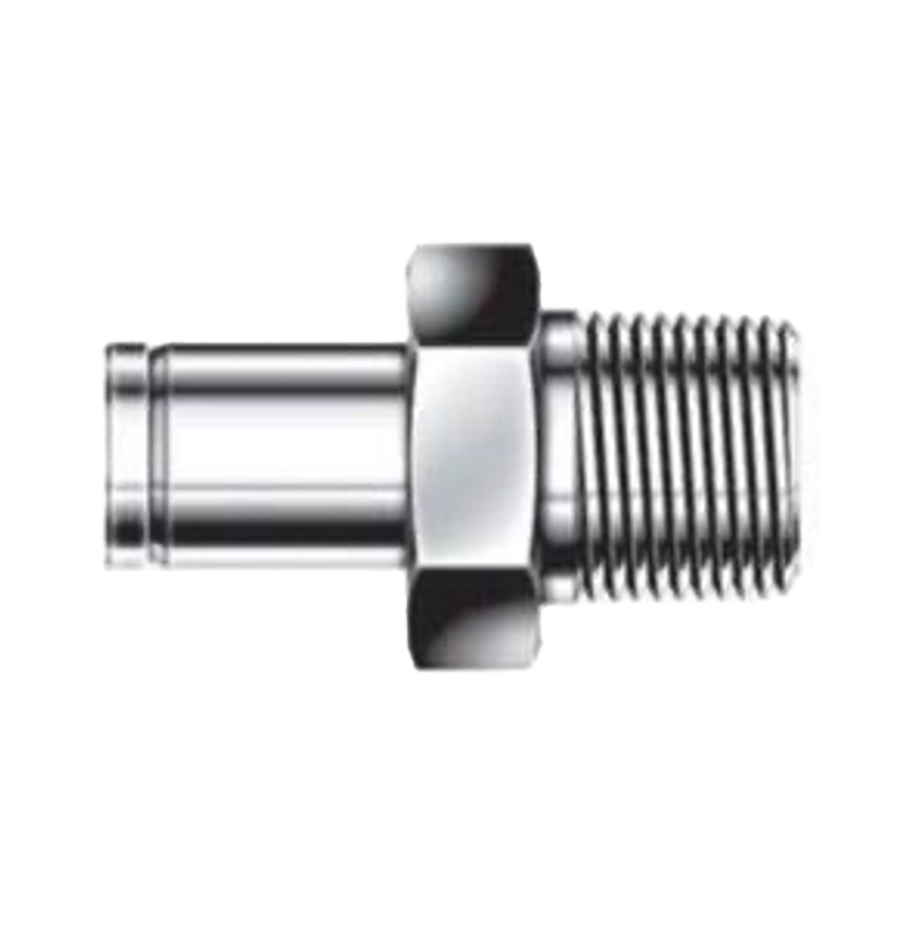 CC-100304 - Male Adapter, 3/8" - 1/8" Stainless Steel