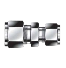 CC-100324 - Reducing Tube Union, 1/4" - 1/16" Stainless Steel