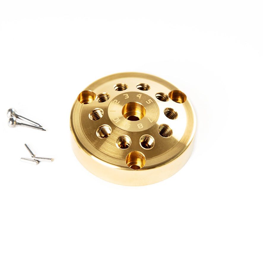 VH10-0004 - Valve Head for GC Injection & Switching Valves, Dursan® Coated