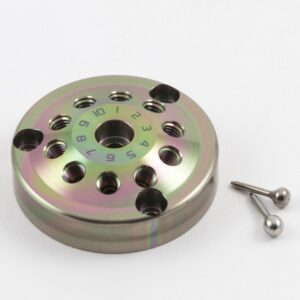 VH10-0008 - Valve Head for GC Injection & Switching Valves, Dursan® Coated