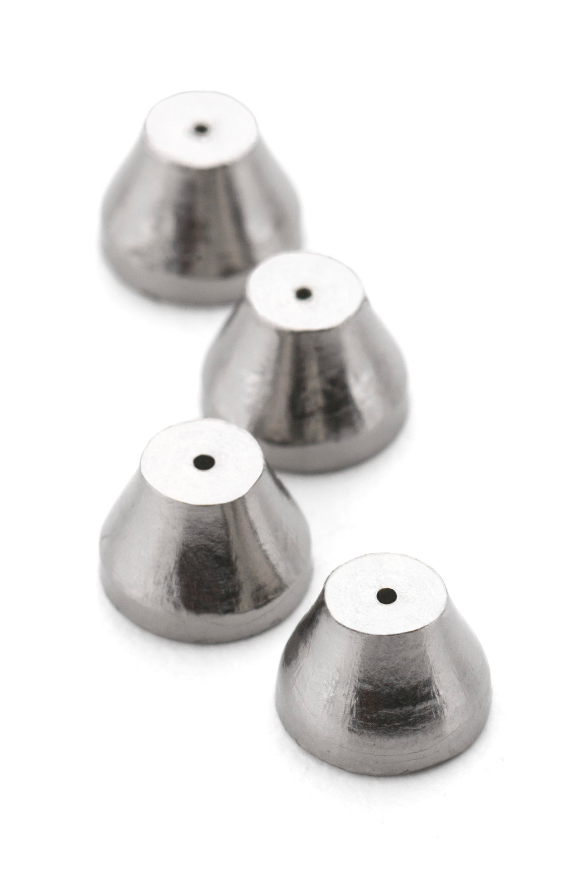 CC-100038 - 15% Graphite/85% Vespel Mini Union Ferrule with 0.8 mm Hole, Pkg. 10