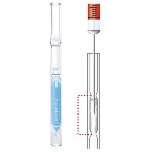CL-100009 - Shimadzu 2010/17A Inlet Liners 3.4 mm ID Tapered FocusLiner, on Wool, Length 95 mm, Pkg. 5