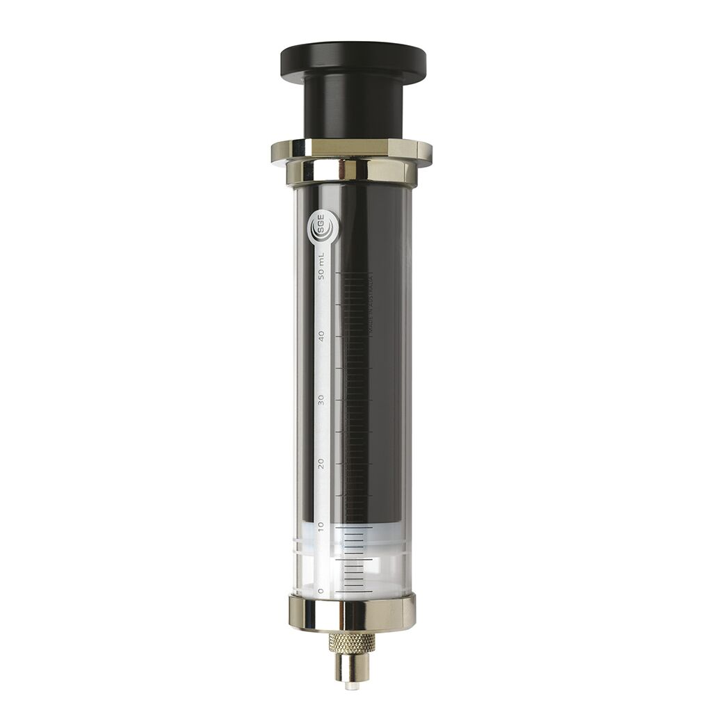 CY-100097 - Syringe, 50 mL with Removable Luer Lock Valve and Gas Tight Plunger