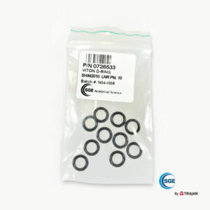CL-100022 - Viton O-Ring Seal for Shimadzu 2010/2014 Liners 5 mm OD, Pkg. 10